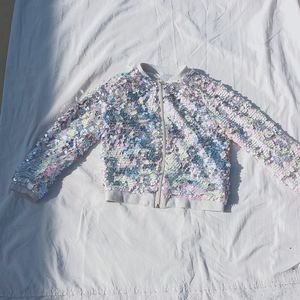 Sequin Girl's Coat